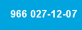 966 027-12-07